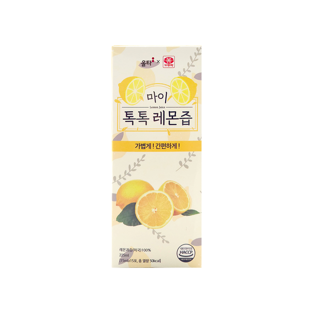 올타 도투락 마이 톡톡 레몬즙 15ml x 15포 x 1박스