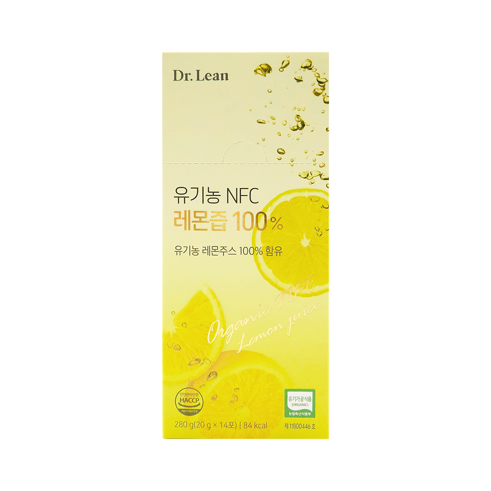 닥터린 유기농 NFC 레몬즙 100% 20g x 14포 x 1박스