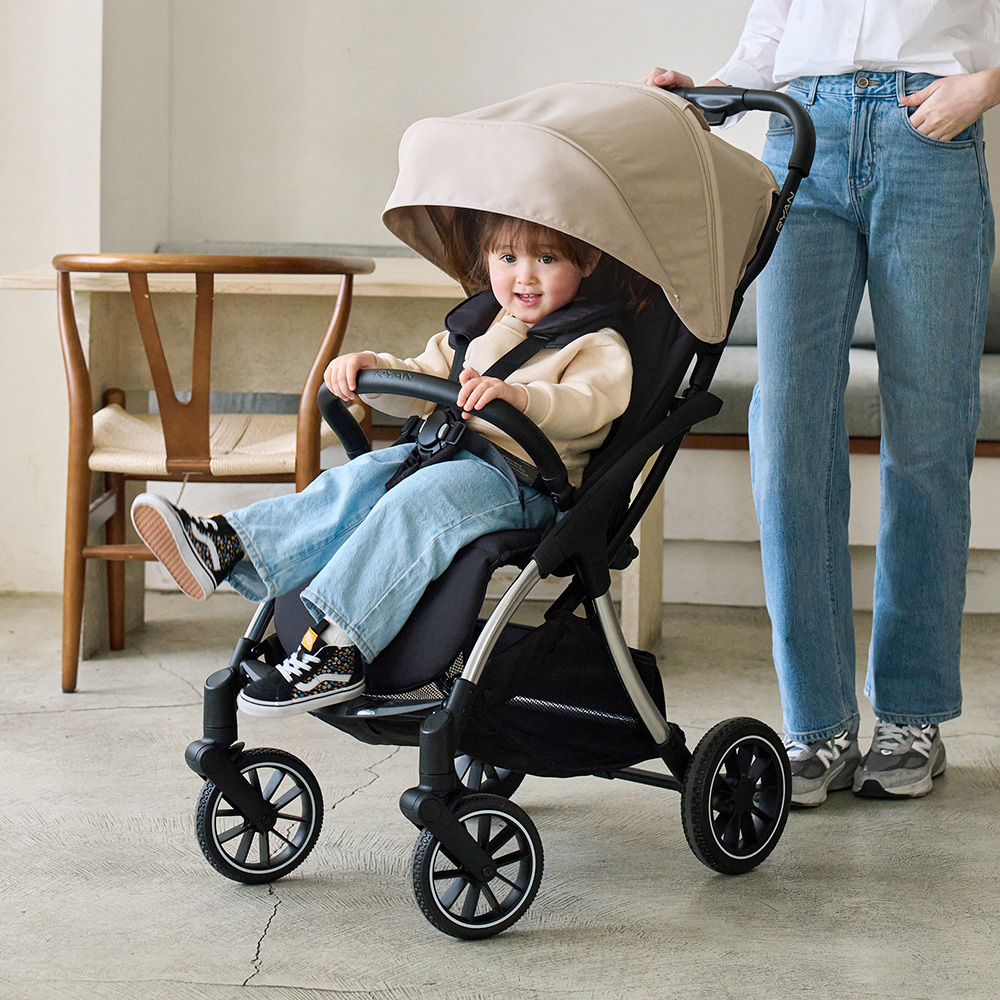 [1만5천원쿠폰] 리안 프라임 맥스 2025 오토폴딩 휴대용 유모차 (유모차정리함,컵홀더 증정)