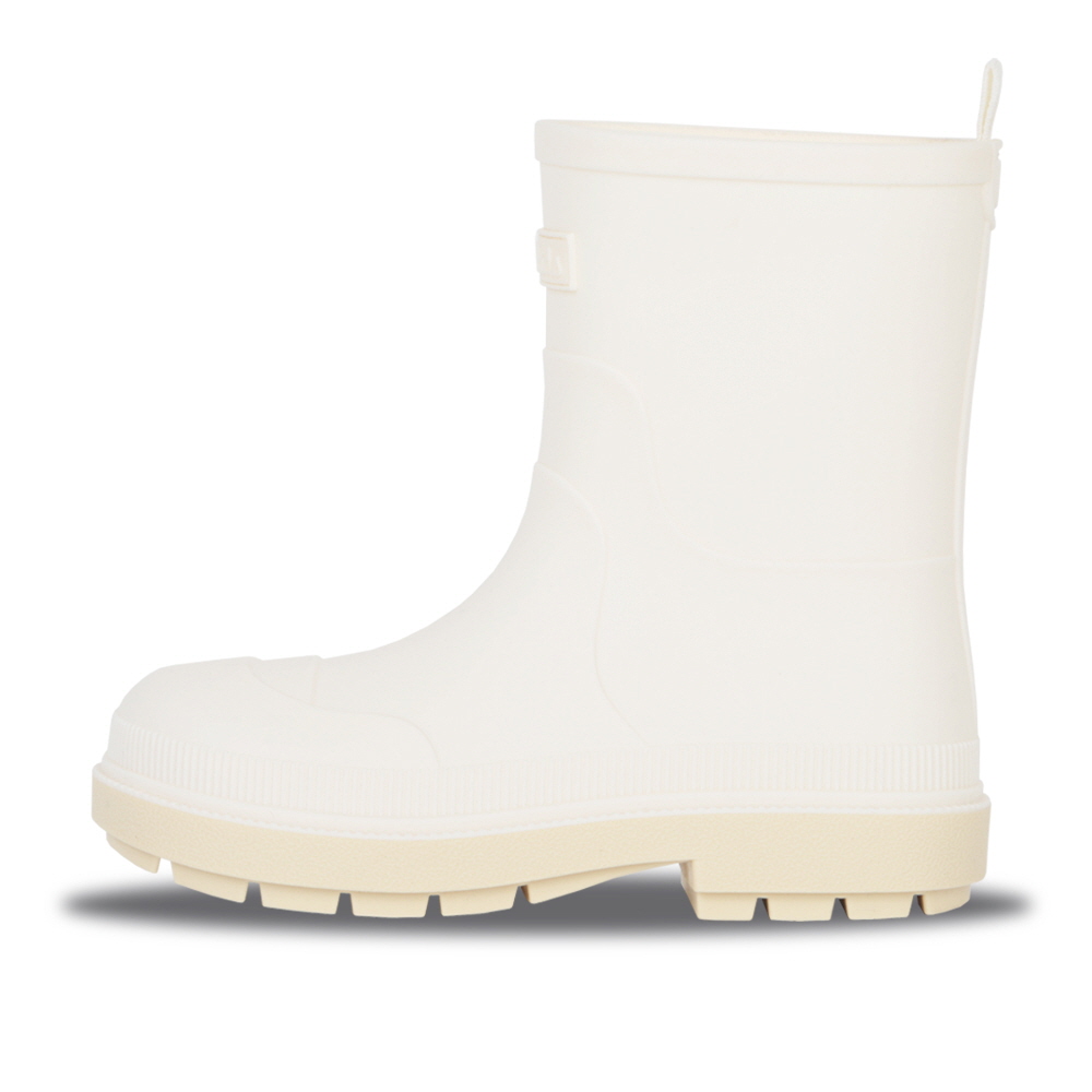 엘르키즈 플랫폼 멜로우 레인부츠 화이트/옐로우 EL4B033WYW